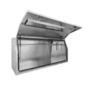 1800 x 530 x 820mm Checker Aluminium Full Lid Ute Tool Box Truck Trailer Toolbox