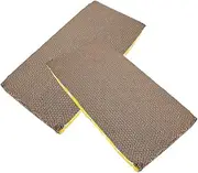 2pcs Reusable Cat Scratching Board Corrugated Paper Pad for Indoor Outdoor Use Lovely Cat Scratcher for Grinding Claws Accessory
