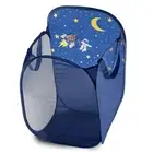& Score Fun LED Space Ship Light-Up Mesh Pop-up Hamper, Collapsible Space Sav...