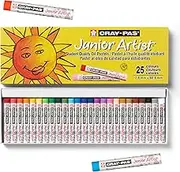 SAKURA Cray-Pas Junior Artist Oil Pastel Set - Soft Pastels for Kids & Artists - 25 Colors