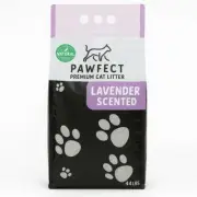 Lightweight Lavender Scented Bentonite Cat Litter, 37.8 lb (20L), Quick-Clumping