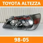 98-05 款TOYOTA ALTEZZA RS200 IS200 IS300 前大灯 前照灯 咬地鲨 卤素 头灯 大灯