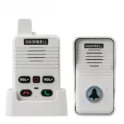 Wireless Voice Duplex Intercom Doorbell House Home Audio 200M with Rechargeable