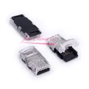 5PCS 4pin 10MM RGB Solderless Connector For 5050 Waterproof RGB LED Strip Light