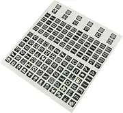 DGZZI Rocker Switch Label Decal 120PCS Night Glow Graphic Text Rocker Toggle Switch Panel - Name Sticker Label Set for Boat RV Car Truck Vehicle