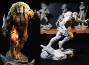 Sabretooth X-Men 3D Printing Figure Unpainted Model GK Blank Kit Sculpture Stock