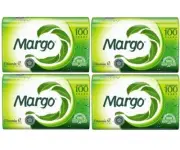 4 X MARGO NEEM SOAP Ayurvedic herbal soap 100 Each