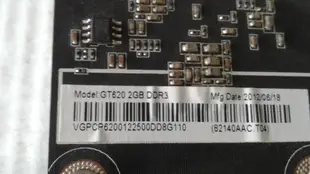 【 創憶電腦 】GeForce GT620 2G DDR3 PCI-E 顯示卡 直購價 300元