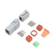 Deutsch DT 6-Way 6 Pin Electrical Connector Waterproof Plug Kit