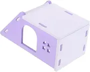 Guinea Pig Hideout House Durable Maze Hut for Small Animals Habitat Decor for Hamsters Rabbits and Squirrels Comfortable Accessory