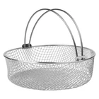 Stainless Steel Material Air Fryer Basket Mesh Frying Basket Kitchen Accessories