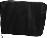 Happyyami Outboard Motor Protective Cover Champion Generator Cover for Generator Outside Waterproof Generator Cover Engine Covers Wake Boat Cover Outboard Engine Cover Black Oxford Cloth