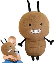 Bee Stuffed Animal - Bee Plush Toy Cute Soft Stuffed Animal - Cockroach Throw Pillow Realistic Party Decorations for Fans & Birthday