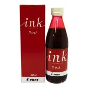 PILOT INK350R Fountain Pen Ink Red 350ml