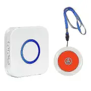 Elderly Emergency Call Button/elderly Alarm Wristband/call Button/wireless Pager/elderly Buzzer/home Alarm Receiver 500 Feet Distance