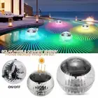 LED Solar Water Floating Pool Light With Color Changing Waterproof Fountain Lamp