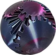 Gear Ball Toy,Gear Ball Spin Ball - Gear Sphere Gear Ball Printed, Engaging Activity Gear Ball for Adults & Kids Ages 6
