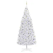 Artificial Christmas Tree with LEDs&Ball Set LEDs 400 cm White