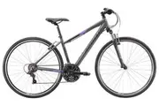 Apollo TRANSFER 10 Womens Rail Trail Bike Matte Charcoal / Black / Lavender
