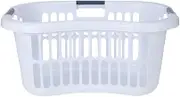 Hip Hugger Laundry Basket Anko White