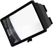 Screen Magnifier Magnifying Glasses Amplifier Magnifying Mirror Phone Magnifier Phone Magnifying Screen Unique Gadgets Magnifier for Cell Phone Magnifier for Phone PVC Black SECFOU