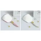 2PCS for Women Handheld SPA Salon Vanity Vintage Makeup Mirror Hand Mirror