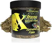 Xtreme Aquatic Food Spirulina Flakes Fish Food 57 Grams (2oz)