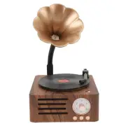 Retro Gramophone Shape Bluetooth Speaker Portable Box Speaker Outdoor for1843