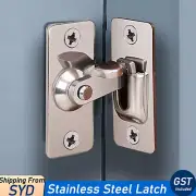 90 Degree Stainless Steel Latch Safety Right Angle Sliding Door Lock Door Hasp