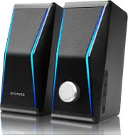 Computer Speakers, Dynamic RGB PC Speakers, Bluetooth 5.0 Hifi Computer Speakers