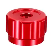 Round Wheel Handle Faucet Handles Refrigerant Manifold Gauges Knob Square Red