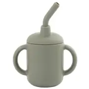 Customized Silicone Feeding Liquid Feed Straw Cup Foldable Children'S Drinking C