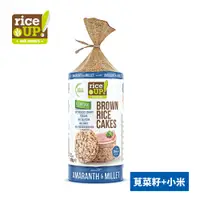 在飛比找PChome24h購物優惠-[保加利亞RiceUP! 莧菜籽+小米米餅 (120g/袋)