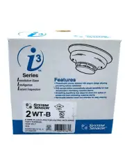 System Sensor 2WT-B Photoelectric Smoke Detector - Same Day Shipping (SEALED)