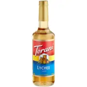 Torani Lychee Flavoring Syrup 750 mL Glass Bottle 880360883