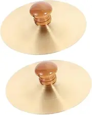 TEMPNAP Unique Design Hand Cymbals 7cm Mini Rhythm Cymbals Sturdy Sound Percussion Instrument for Parties