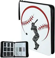 Baseball Collector Card Binder,9 Pocket Small Card Binder - Card Protector Binder for Baseball Cards Fits 900 Cards with 50