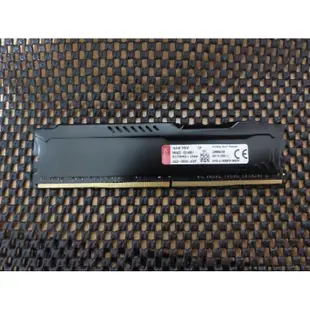 金士頓 HyperX FURY DDR4 2400 8GB 16GB 散熱片版本 黑