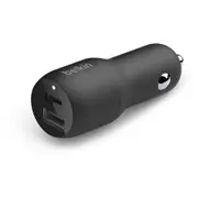 Belkin BoostCharge Dual Car Charger 42W - Black