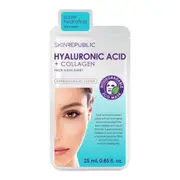 Skin Republic Hyaluronic Acid + Collagen Face Mask Sheet 25ML