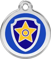 Paw Patrol [Chase] | Enamel ID Tag \ FREE Shipping & Engraving