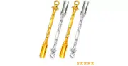 4 Piece Mini Metal Spoon Powder Scoop Mini Shovel Gold Or Silver Color
