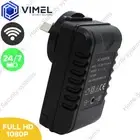 24/7 WIFI Wireless Power Wall Adapter Plug Security Home Camera Spy hidden