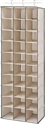 Whitmor 30 Section Hanging Shoe Shelves, Tan Onesize
