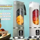 500ML Portable Juicer Blender – 12 Blades Mini Juice Mixer with LCD Display