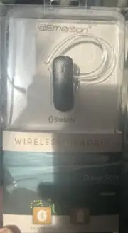 NEW Emerson EM223 Wireless Bluetooth Headset Earpiece & Earhook $4.92 Each