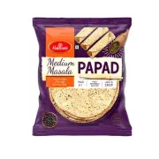 Haldirams Medium Masala Papad, 200g Papadum Pack Of 2