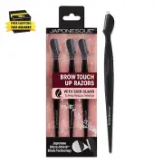 Brow Touch up Razors with Ultra-Sharp Stainless Steel Blades, for Removal of Unw