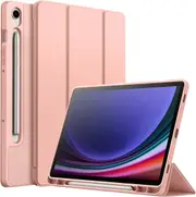 MCC For Samsung Galaxy Tab S9 FE 10.9" Case Cover Soft Back Pencil Holder X510 [Pink]