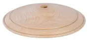 B&P Lamp Unfinished Hard Wood Vase Cap